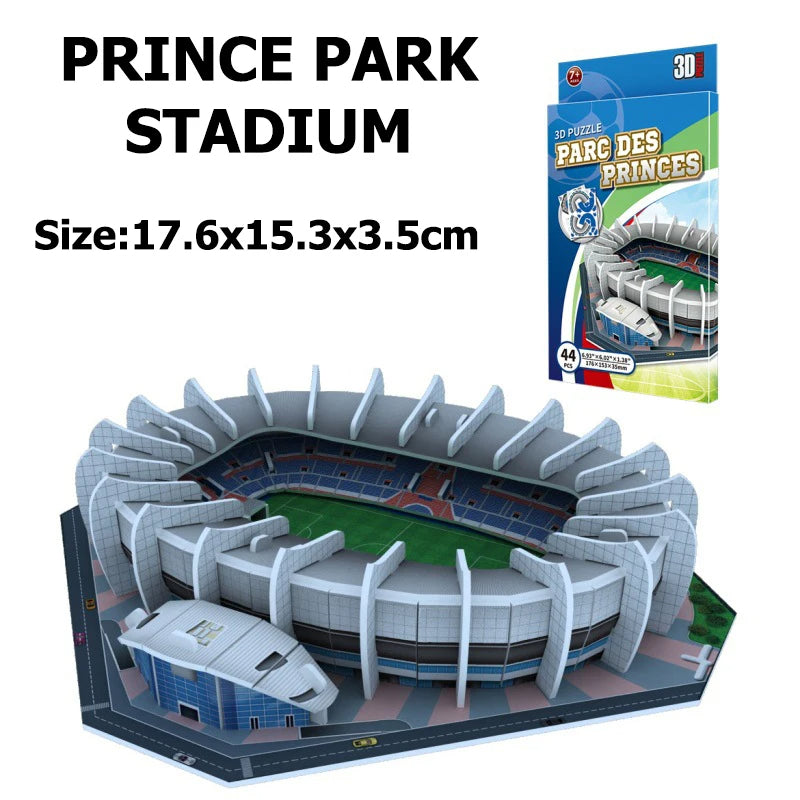DIY 3D Puzzle: Miniature Football Stadium Model