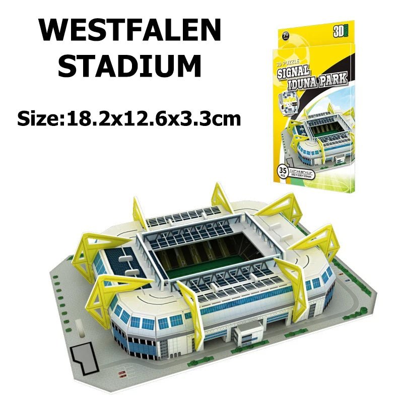DIY 3D Puzzle: Miniature Football Stadium Model - Erne Deals